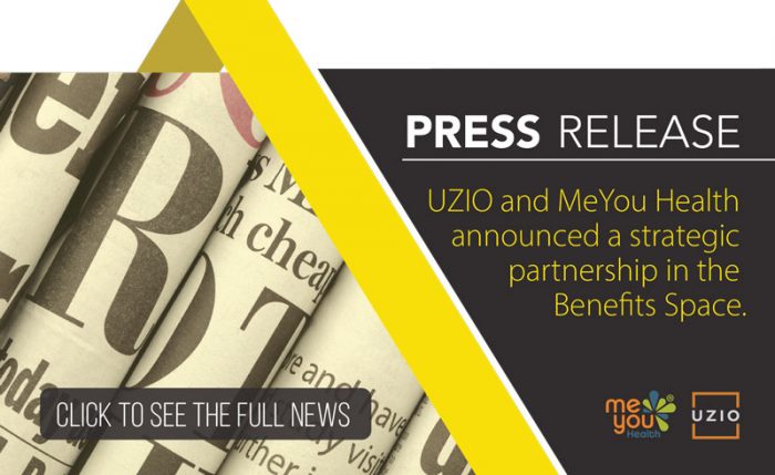 UZIO and MeYou Health announced a strategic partnership in the Benefits Space